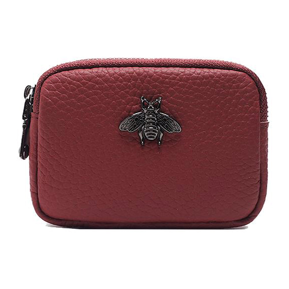 AP202 Dual-Layer Genuine Cowhide Leather Coin Storage Bag Mini Wallet Small Change Pouch Zipper Purse Card Key Holder AP202 Dual-Layer Genuine Cowhide Leather Coin Storage Bag Mini Wallet Small Change Pouch Zipper Purse Card Key Holder